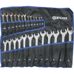 CHAVES COMBINADAS DE 6 A 28/30/32MM 25 PCS STILKER