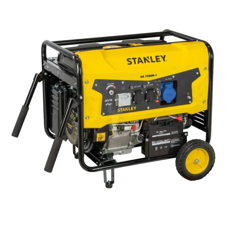 GERADOR MONOFÁSICO 7.5KW SG 7500B-1 STANLEY