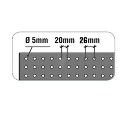PANELCLICK 1200X600 GALVA 8 HOOK SR