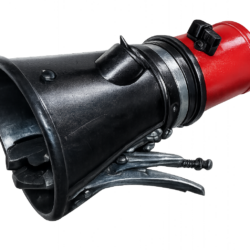 Bocal para Tubo ECF 16075 Ø75/Ø160 com Fixador