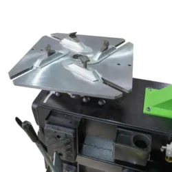 Desmontadora de pneus semiautomática com braço oscilante JBM 220V 10-22"