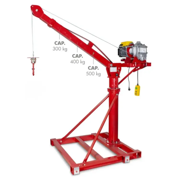 Grua Móvel TNM 500kg 230V com Cabo de 25m