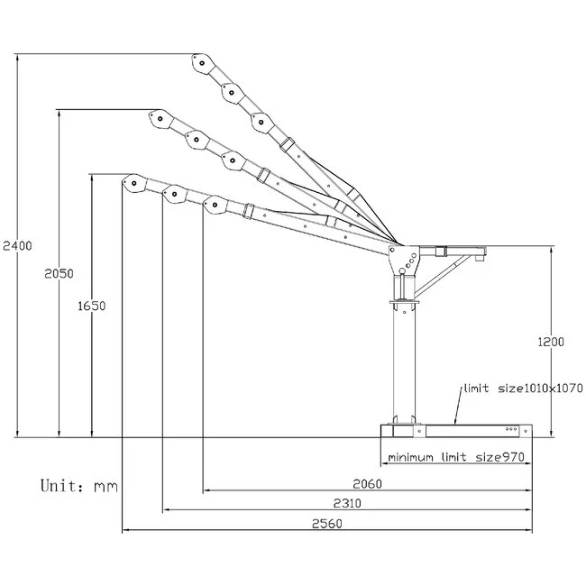 Grua Móvel TNM 500kg 230V com Cabo de 25m