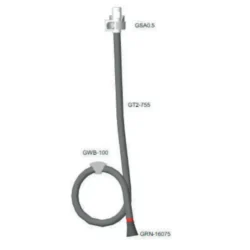KIT DE EXTRAÇÃO DE GASES FIXO DE PAREDE METROS