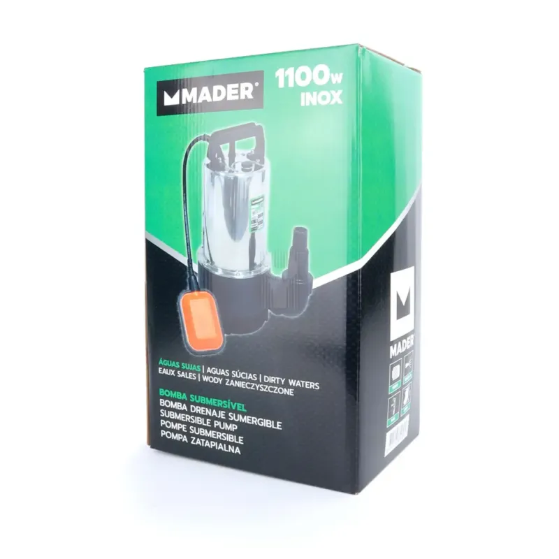 BOMBA SUBMERSÍVEL - ÁGUAS SUJAS 1100W MADER