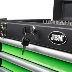 CAIXA METÁLICA COM FERRAMENTAS DE 143 PEÇAS JBM