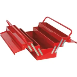 CAIXA METÁLICA P/ FERRAMENTAS 550x200x209 MM 5 COMPARTIMENTOS