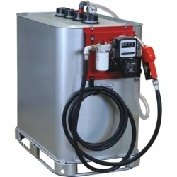Cuba de Armazenamento de Gasóleo Galvanizada 700L Dupla Parede DRAKKAR 230V 60 l/min