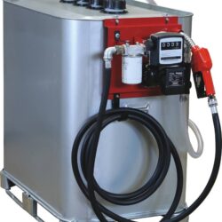 Cuba de Armazenamento de Gasóleo Galvanizada 700L Dupla Parede DRAKKAR 230V 60 l/min