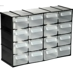 ESTANTE PLÁSTICO 16 GAVETAS MADER