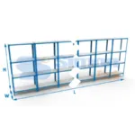 ESTANTERIA MODULAR COMPLETA SIMON RACK