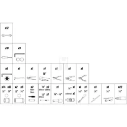 MALA FERRAMENTAS 4 NÍVEIS 108 PEÇAS STILKER