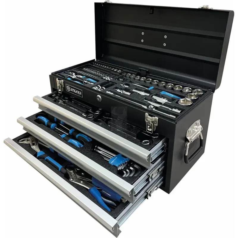 MALA FERRAMENTAS 4 NÍVEIS 108 PEÇAS STILKER