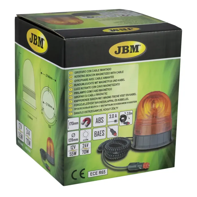 PIRILAMPO COM CABO MAGNÉTICO H1 12V-55W JBM