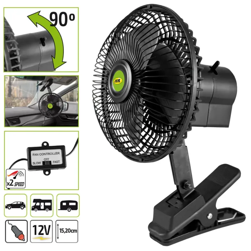 VENTILADOR VEÍCULO 12 V JBM