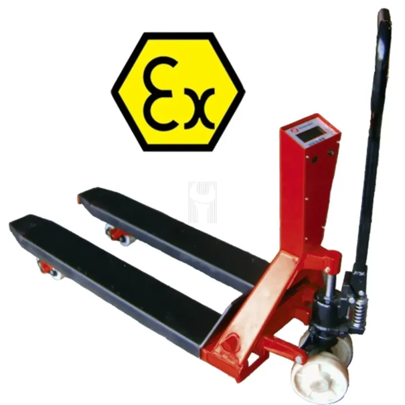 PORTA-PALETES ATEX COM BALANÇA 2000KG MANUAL ND PORTA-PALETES ATEX COM BALANÇA 2000KG MANUAL ND