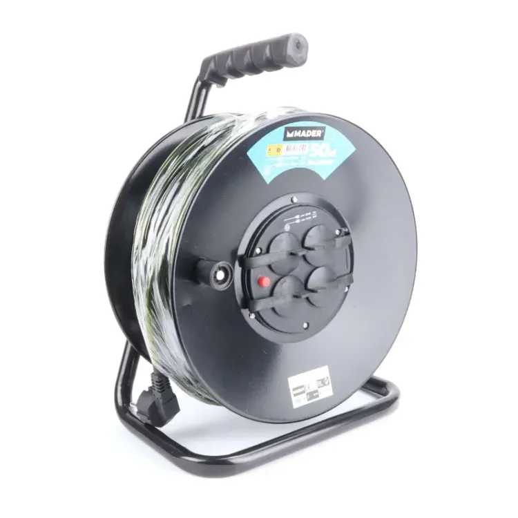 Extensão elétrica com enrolador MADER 50m 3G x 2,5 mm² IP44
