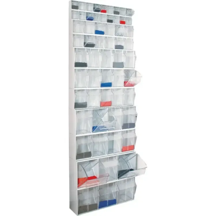 Armário de Arrumação 11 Módulos com 59 Gavetas Basculantes Tayg 600x244x1779mm Armário de Arrumação 11 Módulos com 59 Gavetas Basculantes Tayg 600x244x1779mm
