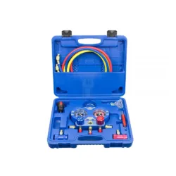 CONJUNTO MANÓMETROS A/C R1234YF 800-4000 PSI KROFTOOLS