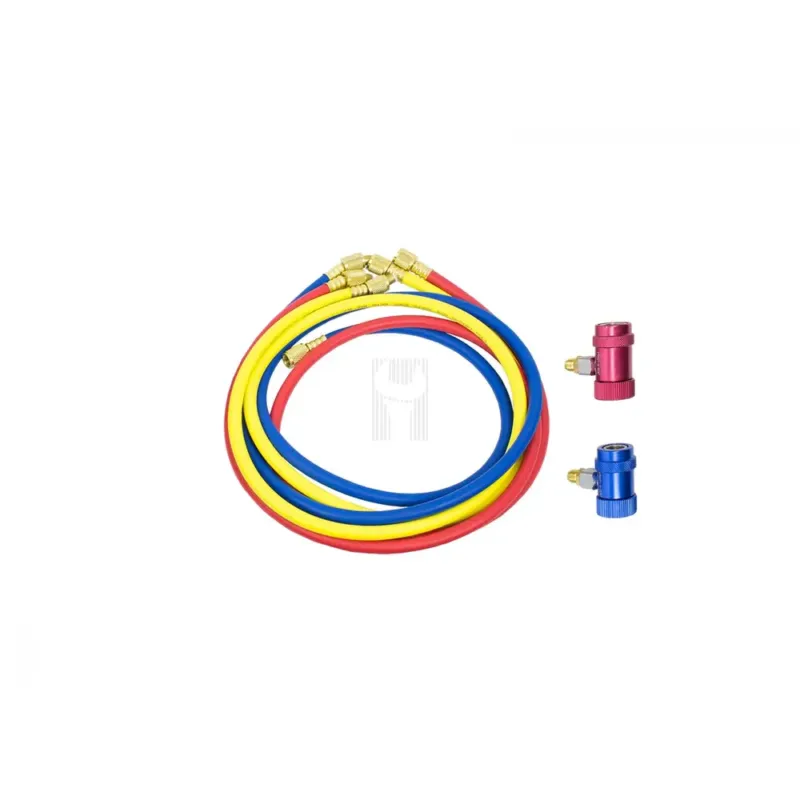 CONJUNTO MANÓMETROS A/C R1234YF 800-4000 PSI KROFTOOLS