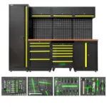 CONJUNTO MÓVEIS MODULARES 18 PEÇAS AMARELO JBM