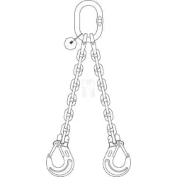 LINGA CORRENTE 2 RAMAIS 4,25T 2M IDMAT