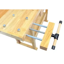 Mesa de Carpinteiro MADER 152cm Madeira de Borracha 100kg