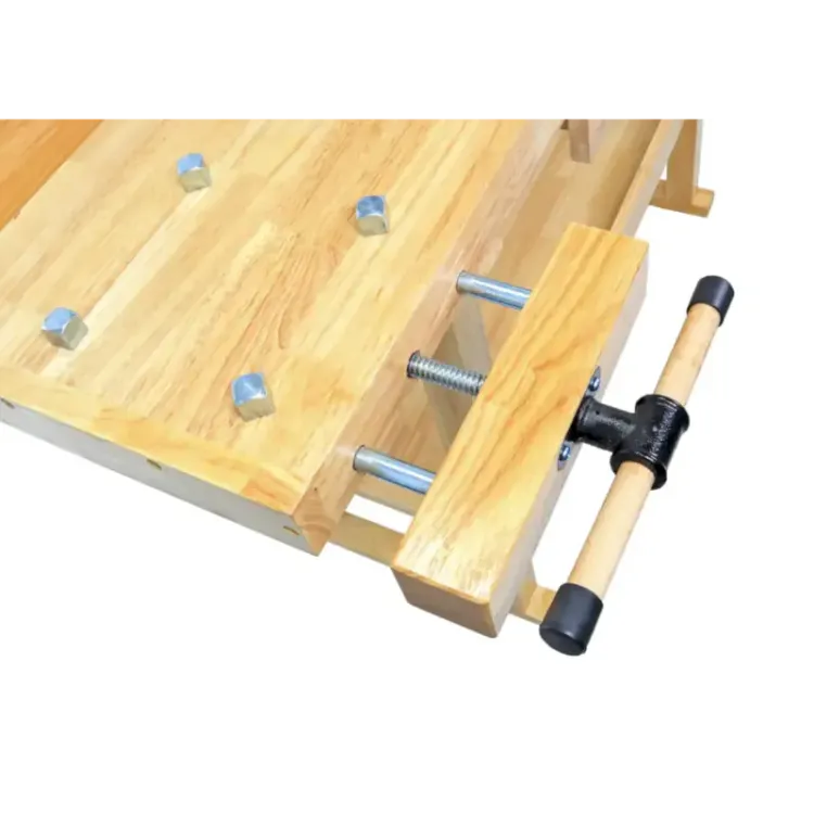 Mesa de Carpinteiro MADER 152cm Madeira de Borracha 100kg