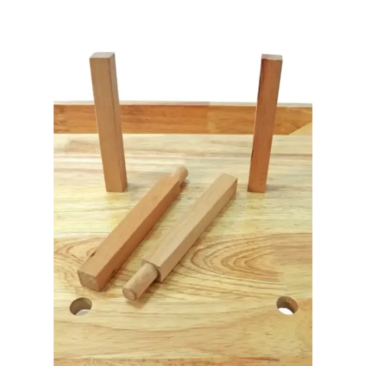 Mesa de Carpinteiro MADER 152cm Madeira de Borracha 100kg