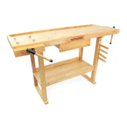 Mesa de Carpinteiro MADER 152cm Madeira de Borracha 100kg
