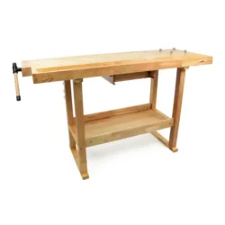 Mesa de Carpinteiro MADER 152cm Madeira de Borracha 100kg