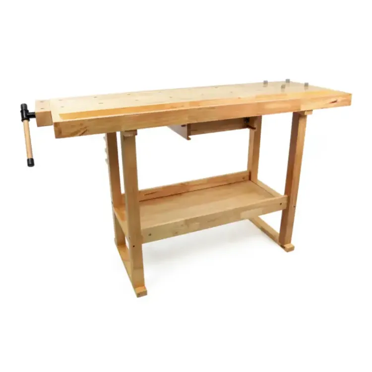 Mesa de Carpinteiro MADER 152cm Madeira de Borracha 100kg