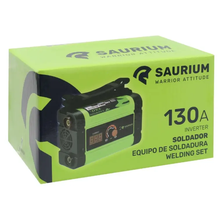 SOLDADOR INVERTER 130A SAURIUM