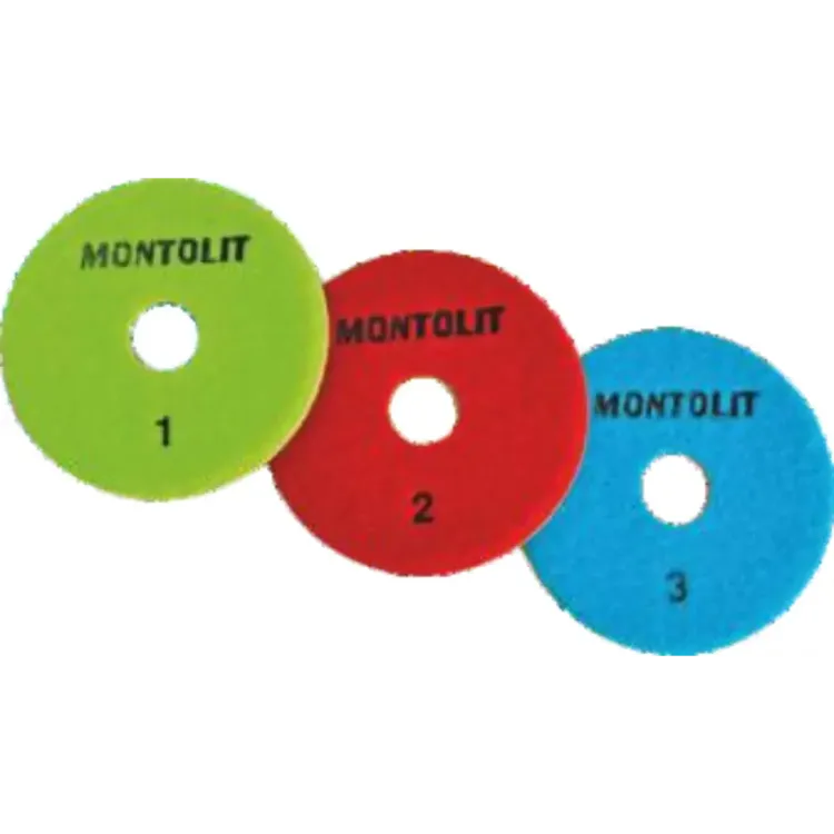 KIT 3 DISCO LIXA DIAMANTADA C VELCRO P POLIMENTO MONTOLIT KIT 3 DISCO LIXA DIAMANTADA C VELCRO P POLIMENTO MONTOLIT