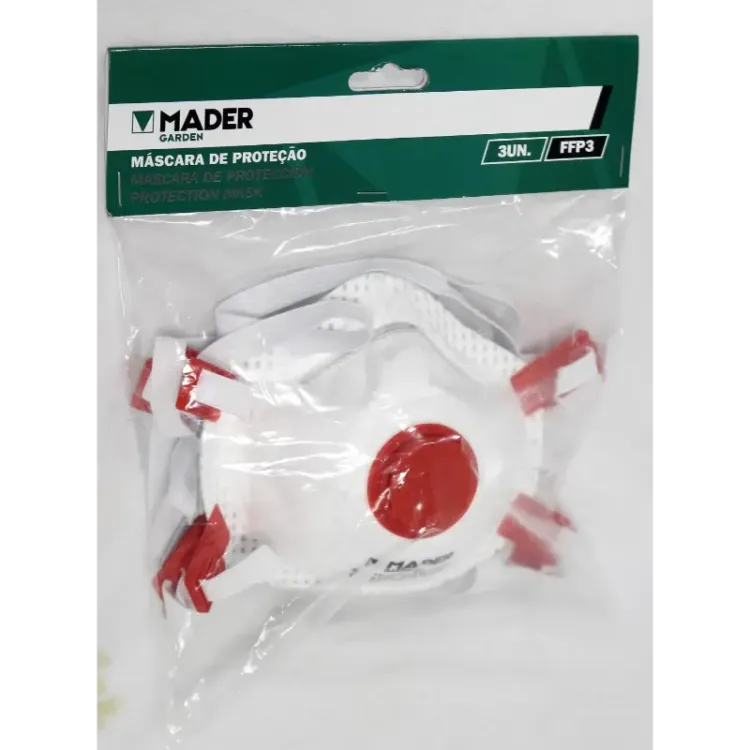 MÁSCARA DE PROTECÇÃO 3 PEÇAS MADER