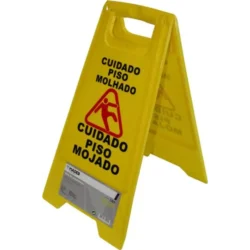 SINAL CHÃO PERIGO AMARELO 62CM MADER