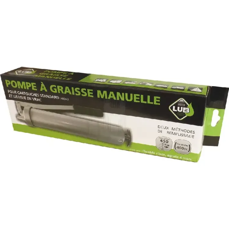 BOMBA DE MASSA MANUAL COM FLEXÍVEL E PONTEIRA COM 4 GARRAS STILKER