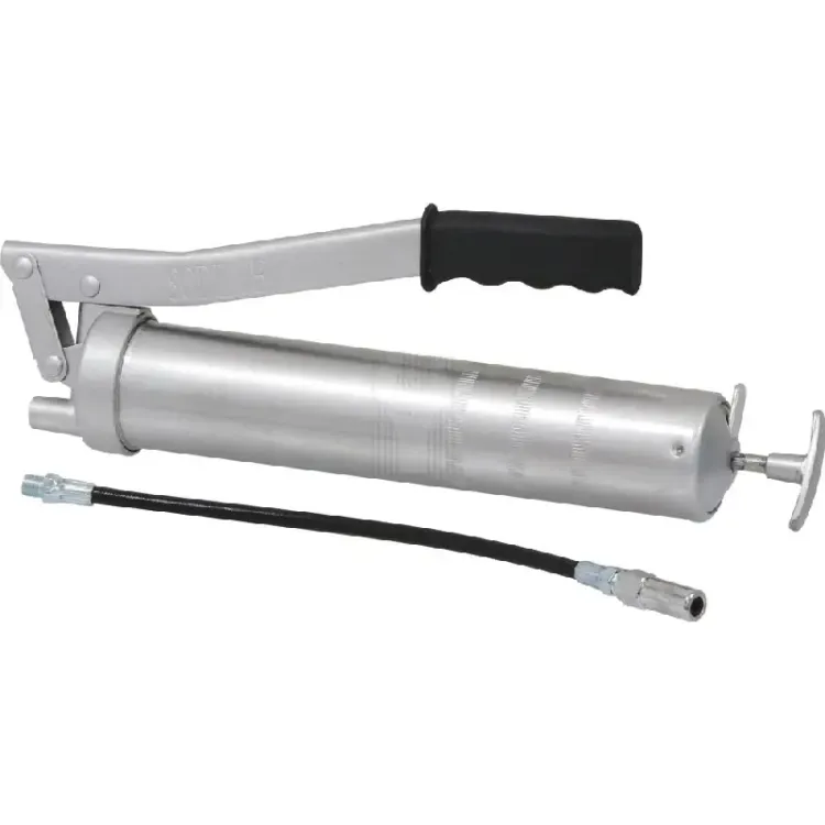 BOMBA DE MASSA MANUAL COM FLEXÍVEL E PONTEIRA COM 4 GARRAS STILKER