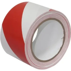 FITA SINALIZAÇÃO.ADESIVA 33MX75MM VERMELHO/BRANCO MADER
