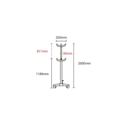 Macaco de Transmissão KROFTOOLS 500Kg 1189-2000mm