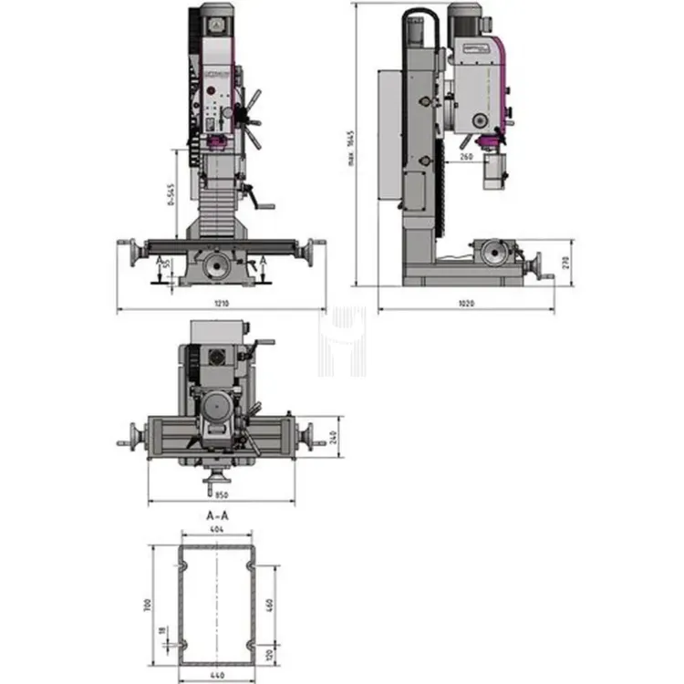 MAQ. FURAR/FRESAR BF20 VARIO OPTIMUM