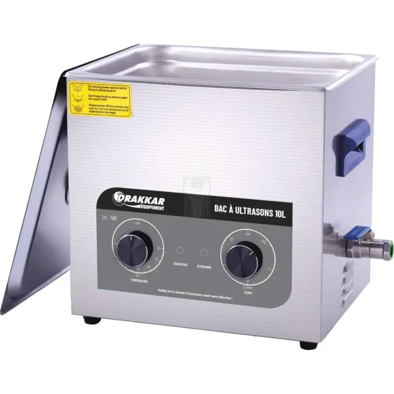 MÁQUINA DE LIMPEZA ULTRASSONS 10L DRAKKAR