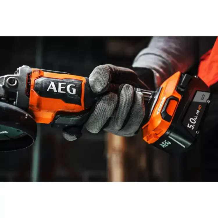 REBARBADORA AEG POWERTOOLS BEWS18-125BLPX2-502C 18V 125MM