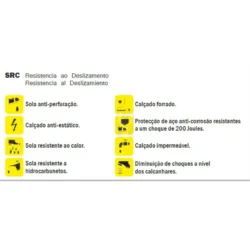 SAPATO EM PELE Nº 41  B+P 3088 KEVLAR MADER