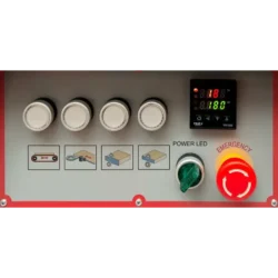 MÁQUINA DE APLICAÇÃO DE FITA DE BORDO KAMP V ()