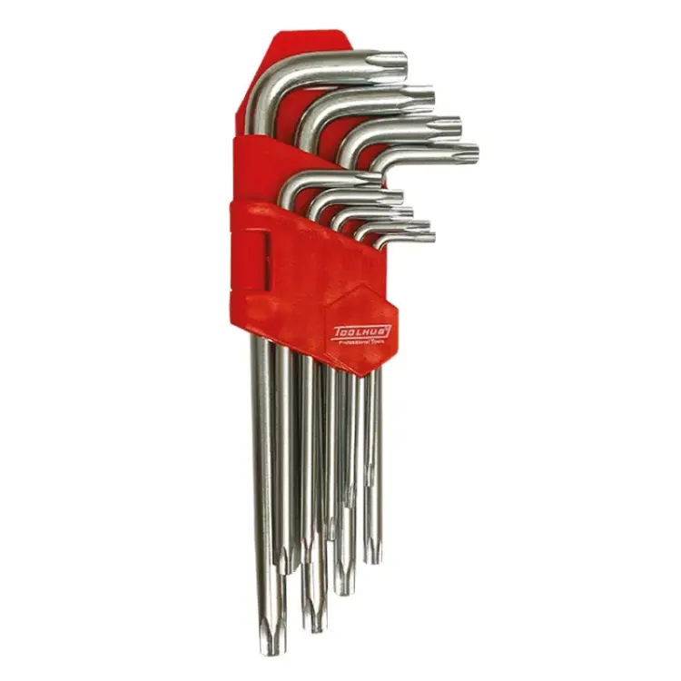 JOGO DE CHAVES DE TORX INVIOLÁVEIS 9 PÇS TOOLHUB