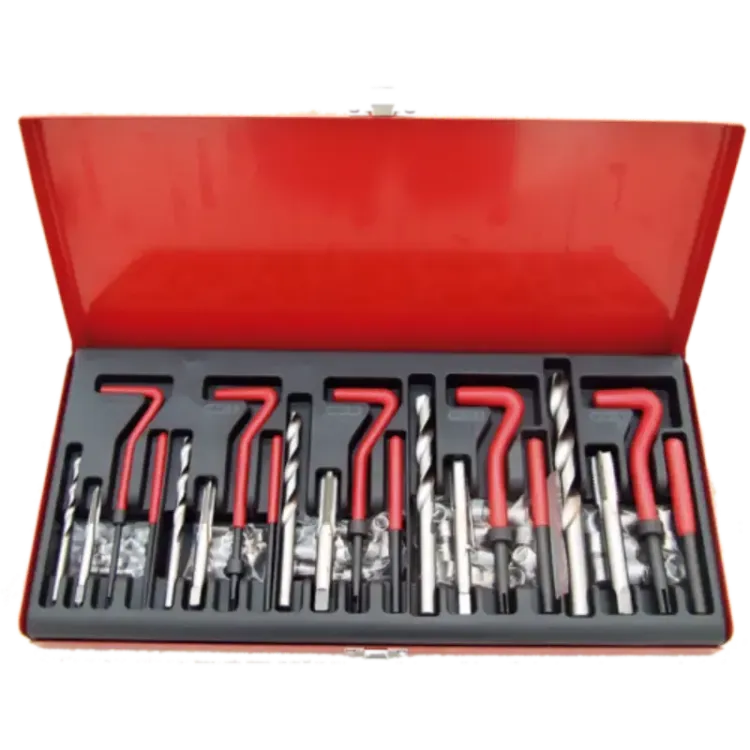 KIT DE REPARAÇÃO ROSCAS HELICOIDES 131 PÇS TOOLHUB