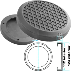 TACO BORRACHA PARA ELEVADOR ROTARY TOOLHUB