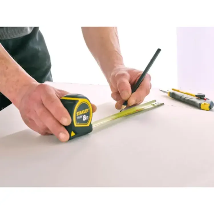 Fita Métrica Tylon Stanley 8m 25mm Ergonómica Resistente