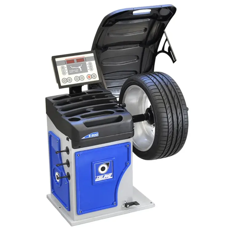 Máquina de calibrar pneus GIULIANO S800 com display LED e medição automática